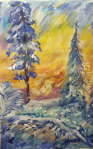 12 років, Зимовий пейзаж